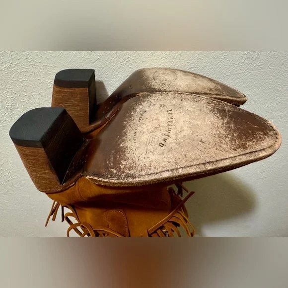 Idyllwind by Miranda Lambert Brown Fringe Leather Boots - Picture 7 of 7